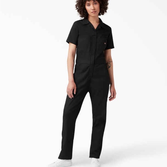 Dickies Pants - Women’s Dickie’s one piece zip up, short sleeve coveralls